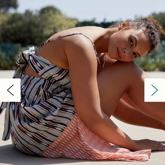 Anthropologie bare cut out Maxi Dress - Picture 6 of 11